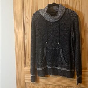 Truth Substance Black and White Knit Hoodie